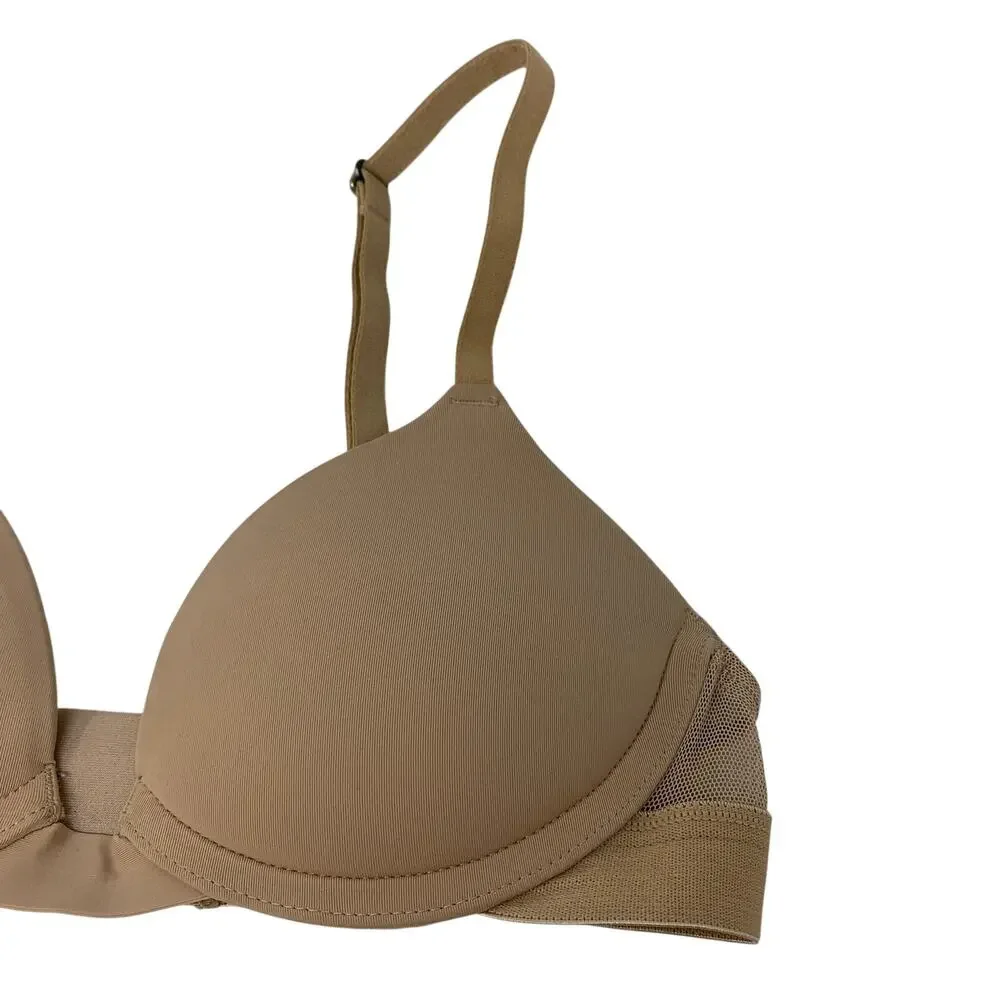 Pepper 30A Nude T-Shirt Bra Wireless Lightly Lined Everyday Beige Women's